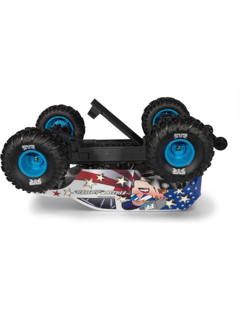 Arrma Gorgon 223S BLX DSC 1:10 2WD RTR Freedom Flyer baltas RC modelis Monster Truck - CyborgShop