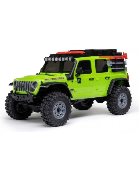 Axial SCX30 Jeep Wrangler JLU 1:30 4WD RTR žalias crawler (kopimo) modelis - CyborgShop