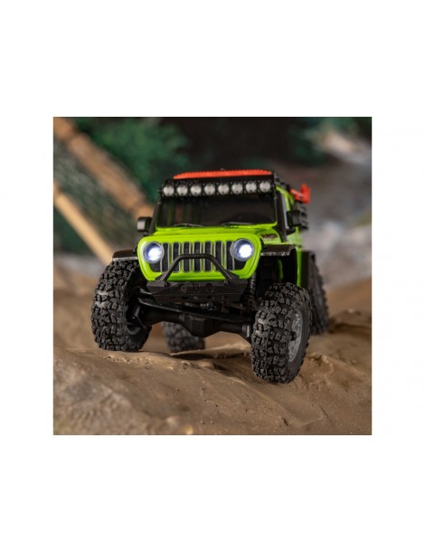 Axial SCX30 Jeep Wrangler JLU 1:30 4WD RTR žalias crawler (kopimo) modelis - CyborgShop