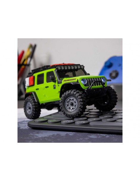Axial SCX30 Jeep Wrangler JLU 1:30 4WD RTR žalias crawler (kopimo) modelis - CyborgShop