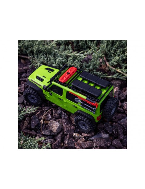 Axial SCX30 Jeep Wrangler JLU 1:30 4WD RTR žalias crawler (kopimo) modelis - CyborgShop