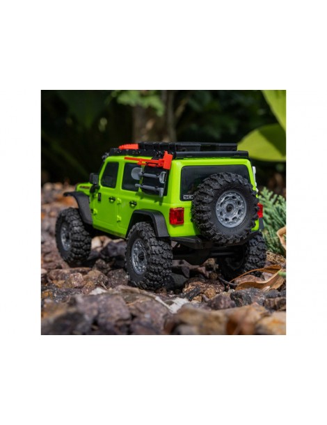 Axial SCX30 Jeep Wrangler JLU 1:30 4WD RTR žalias crawler (kopimo) modelis - CyborgShop