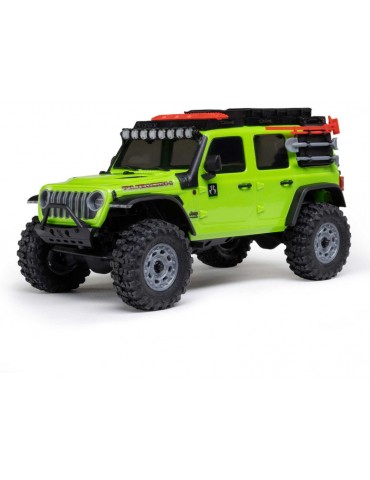 Axial SCX30 Jeep Wrangler JLU 1:30 4WD RTR žalias crawler (kopimo) modelis - CyborgShop