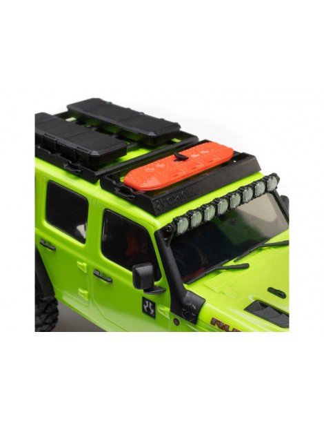 Axial SCX30 Jeep Wrangler JLU 1:30 4WD RTR žalias crawler (kopimo) modelis - CyborgShop