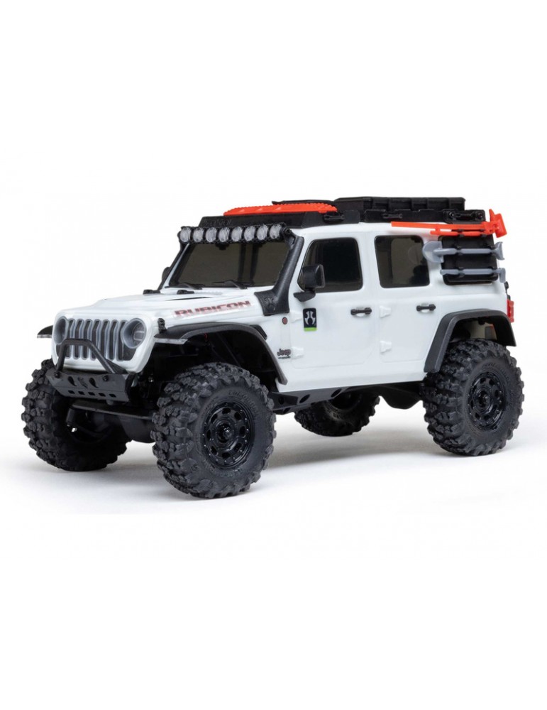 Axial SCX30 Jeep Wrangler JLU 1:30 4WD RTR baltas crawler (kopimo) modelis - CyborgShop