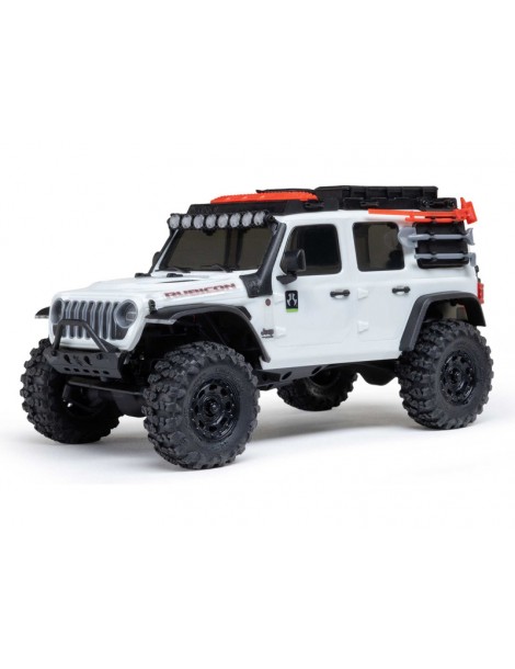 Axial SCX30 Jeep Wrangler JLU 1:30 4WD RTR baltas crawler (kopimo) modelis - CyborgShop