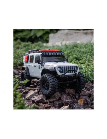 Axial SCX30 Jeep Wrangler JLU 1:30 4WD RTR baltas crawler (kopimo) modelis - CyborgShop