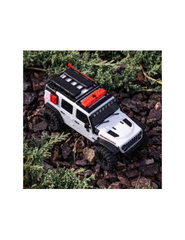 Axial SCX30 Jeep Wrangler JLU 1:30 4WD RTR baltas crawler (kopimo) modelis - CyborgShop