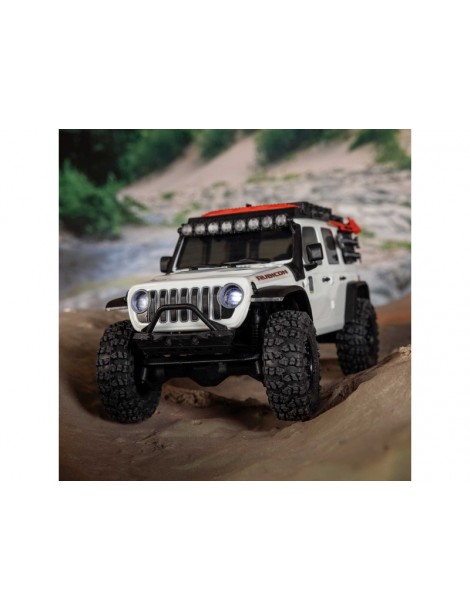 Axial SCX30 Jeep Wrangler JLU 1:30 4WD RTR baltas crawler (kopimo) modelis - CyborgShop