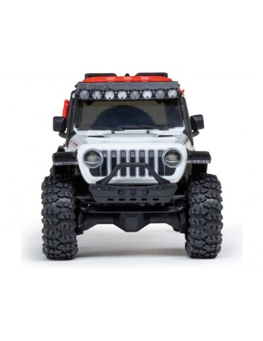 Axial SCX30 Jeep Wrangler JLU 1:30 4WD RTR baltas crawler (kopimo) modelis - CyborgShop
