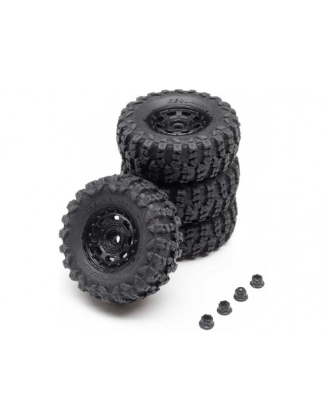 Axial SCX30 Jeep Wrangler JLU 1:30 4WD RTR baltas crawler (kopimo) modelis - CyborgShop