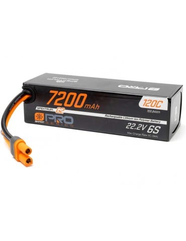 Spektrum 22.2V 7200mAh 6S 120C Smart G2 LiPo: IC5