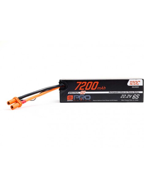 Spektrum 22.2V 7200mAh 6S 120C Smart G2 LiPo: IC5