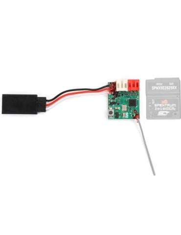 Spektrum 10A 2-in-1 Brushed ESC / SLT Receiver: Micro-B