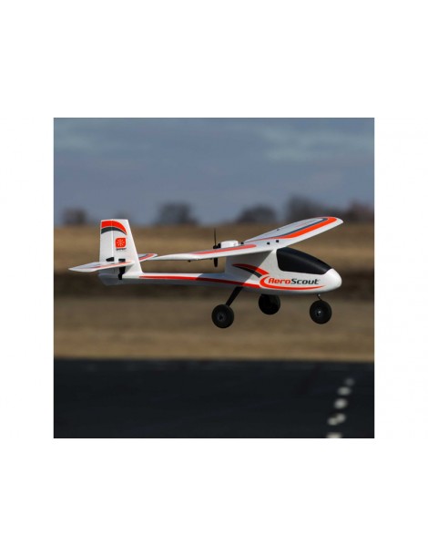 HobbyZone HBZ380002 AeroScout S 2 1,1 m mokomasis RC lėktuvas su trirate važiuokle - CyborgShop