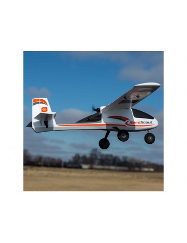 HobbyZone HBZ380002 AeroScout S 2 1,1 m mokomasis RC lėktuvas su trirate važiuokle - CyborgShop