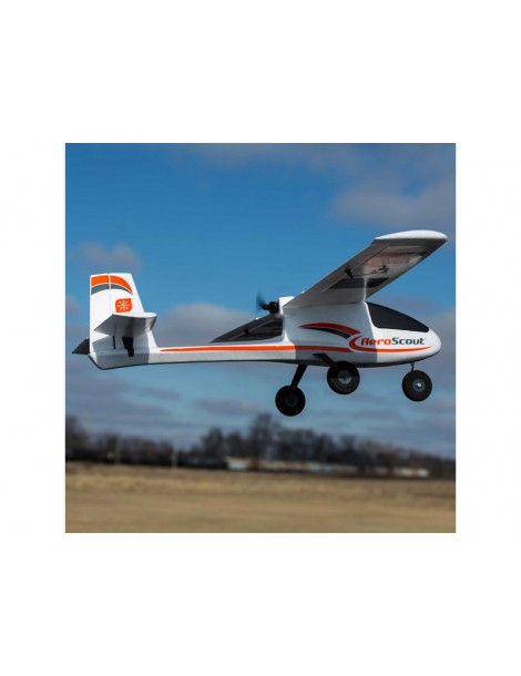 HobbyZone HBZ380002 AeroScout S 2 1,1 m mokomasis RC lėktuvas su trirate važiuokle - CyborgShop