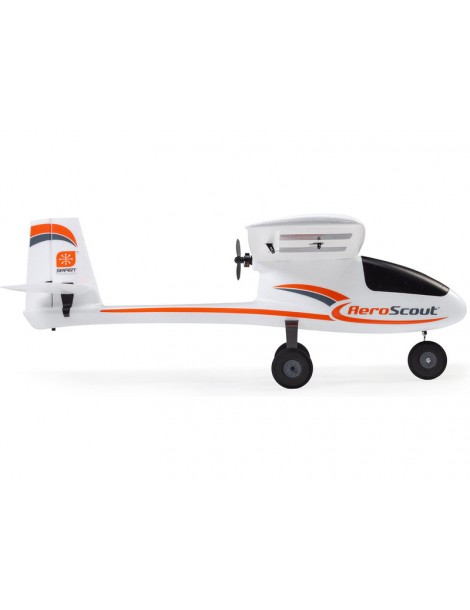 HobbyZone HBZ380002 AeroScout S 2 1,1 m mokomasis RC lėktuvas su trirate važiuokle - CyborgShop
