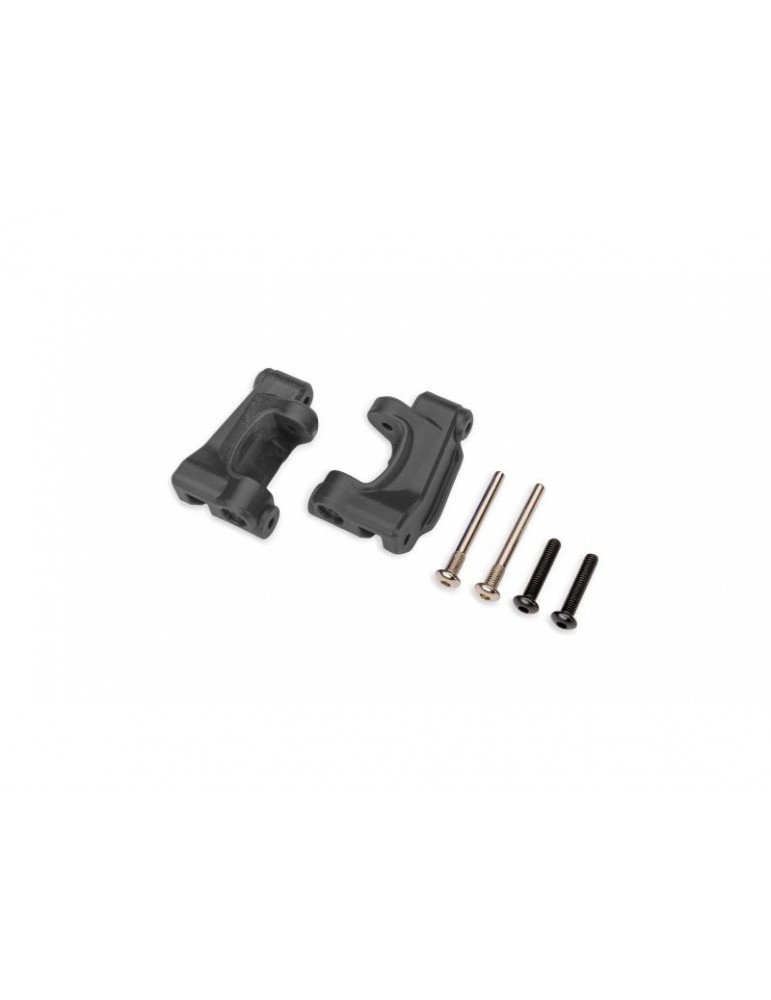 Traxxas Caster blocks (c-hubs), extreme heavy duty, tmav gray (for use with 9180 and 9181)