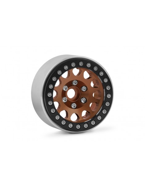 KAV52.2.004 bronzos spalvos 1,9 colio aliuminio Beadlock ratlankiai, du vienetai - CyborgShop