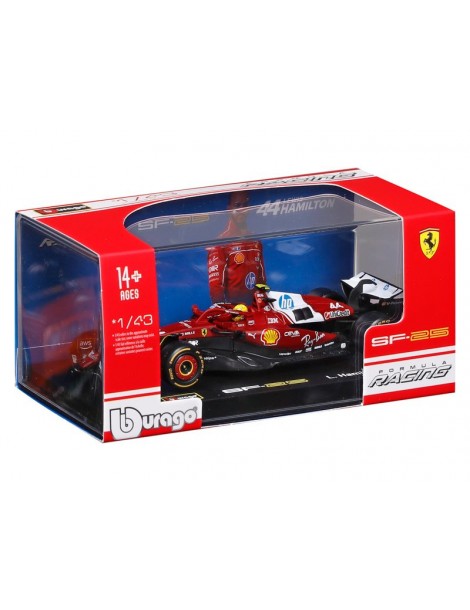 Bburago Ferrari SF-25 (2025) 1:43 44 Hamilton (hardcase)