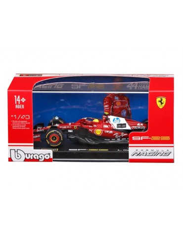 Bburago Ferrari SF-25 (2025) 1:43 44 Hamilton (hardcase)
