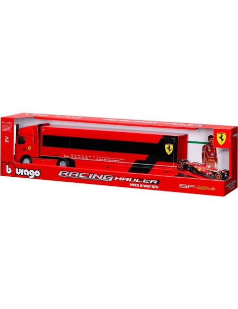 Bburago Ferrari SF-24 (2024) 1:43 16 Leclerc, tahač