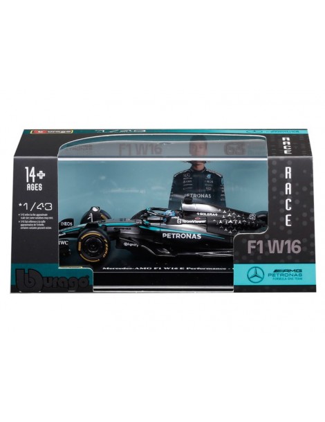 Bburago Mercedes-AMG Petronas W16 (2025), 63 Russesll (hardcase)