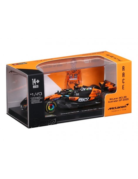 Bburago McLaren F1 MCL39 (2025) 1:43 81 Piastri (hardcase)