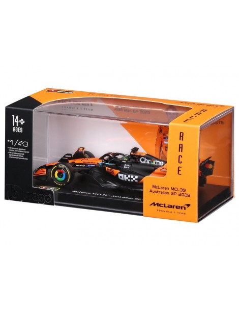 Bburago McLaren F1 MCL39 (2025) 1:43 81 Piastri (hardcase)