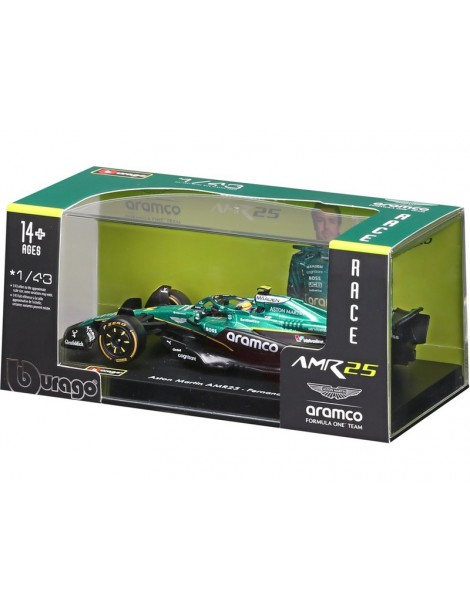 Bburago Aston Martin AMR25 (2025) 1:43 14 Alonso (hardcase)