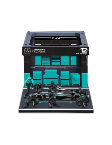 Bburago Mercedes-AMG Petronas W16 (2025) 1:43 12 Antonelli (Pit Pass Set)