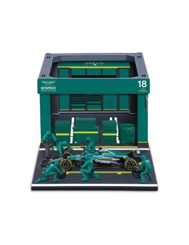 Bburago Aston Martin AMR25 (2025) 1:43 18 Stroll (Pit Pass Set)