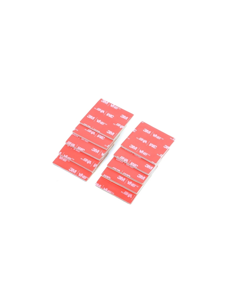 L65150 dvipusės lipnios 40 × 40 × 2,4 mm tvirtinimo pagalvėlės, dešimt vienetų - CyborgShop