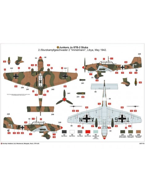 Airfix Junkers Ju-87B-2/R-2 Stuka (1:48)