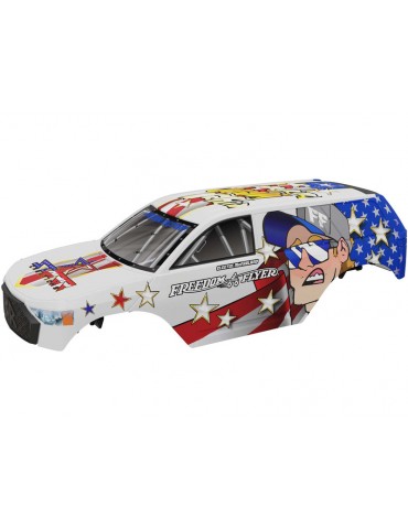 ARRMA ARA-3984 dažytas ir lipdukais dekoruotas Freedom Flyer Grom 1:16 kėbulas - CyborgShop