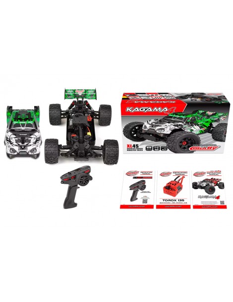 Team Corally Kagama4 žalias 1:10 4S 4WD RTR RC monster truck - CyborgShop