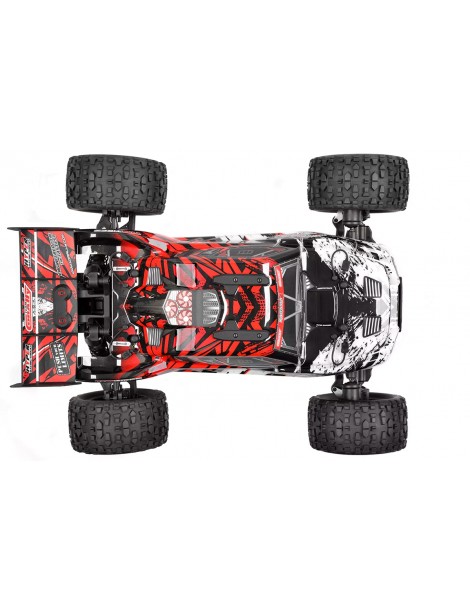 Team Corally Kagama4 raudonas 1:10 4S 4WD RTR RC monster truck - CyborgShop