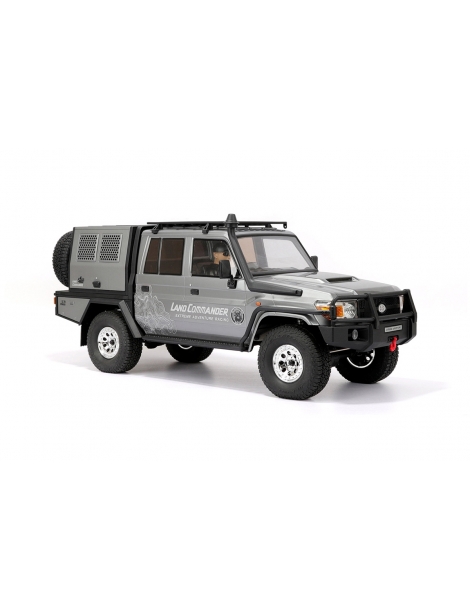 RGT EX86160 pilkas Land Commander 1:10 4WD RTR RC crawler modelis su gerve ir stogo bagažine - CyborgShop