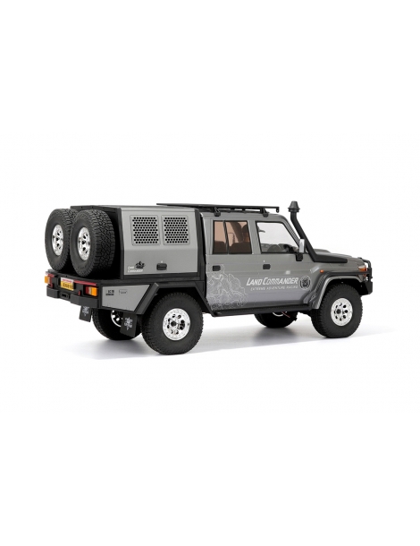 RGT EX86160 pilkas Land Commander 1:10 4WD RTR RC crawler modelis su gerve ir stogo bagažine - CyborgShop