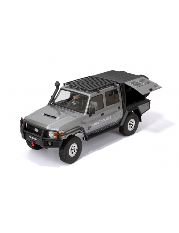 RGT EX86160 pilkas Land Commander 1:10 4WD RTR RC crawler modelis su gerve ir stogo bagažine - CyborgShop