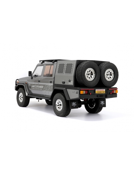 RGT EX86160 pilkas Land Commander 1:10 4WD RTR RC crawler modelis su gerve ir stogo bagažine - CyborgShop