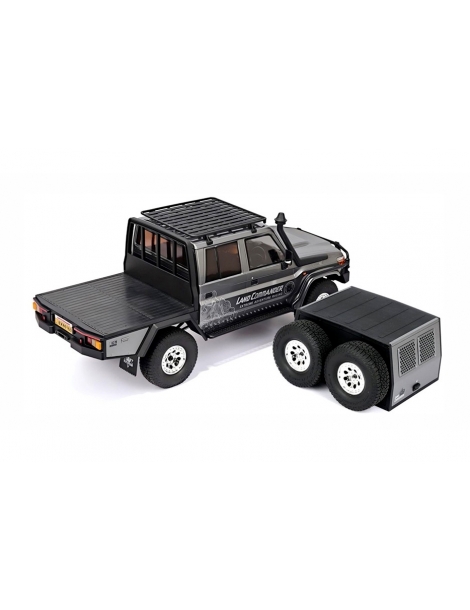 RGT EX86160 pilkas Land Commander 1:10 4WD RTR RC crawler modelis su gerve ir stogo bagažine - CyborgShop