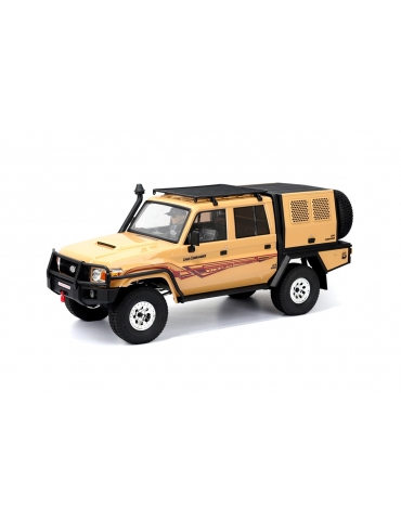 RGT EX86160 smėlio spalvos Land Commander 1:10 4WD RTR RC crawler modelis su gerve ir stogo bagažine - CyborgShop