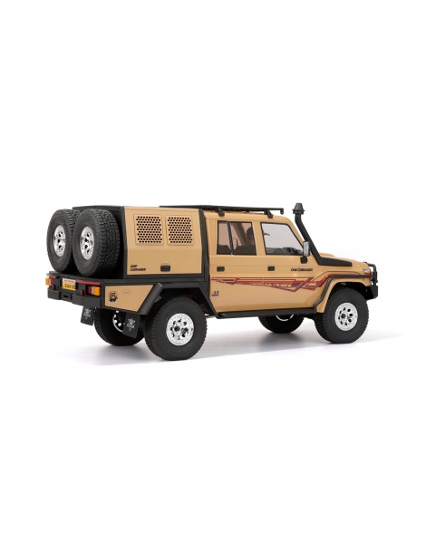 RGT EX86160 smėlio spalvos Land Commander 1:10 4WD RTR RC crawler modelis su gerve ir stogo bagažine - CyborgShop