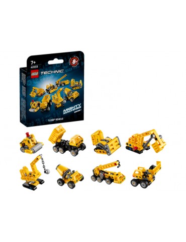 LEGO Technic 42233 Galingų mašinų paslaptinga dėžutė su kolekciniu statybinės technikos modeliu - CyborgShop