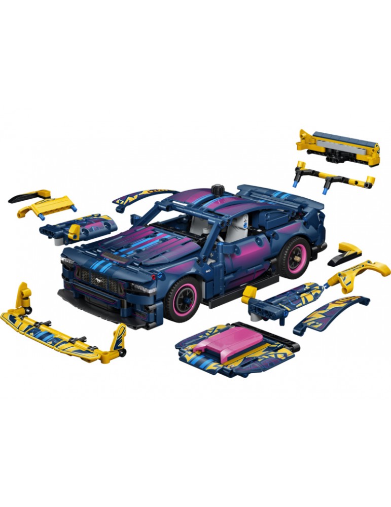 LEGO Technic - Custom Garage Ford Mustang GT Car