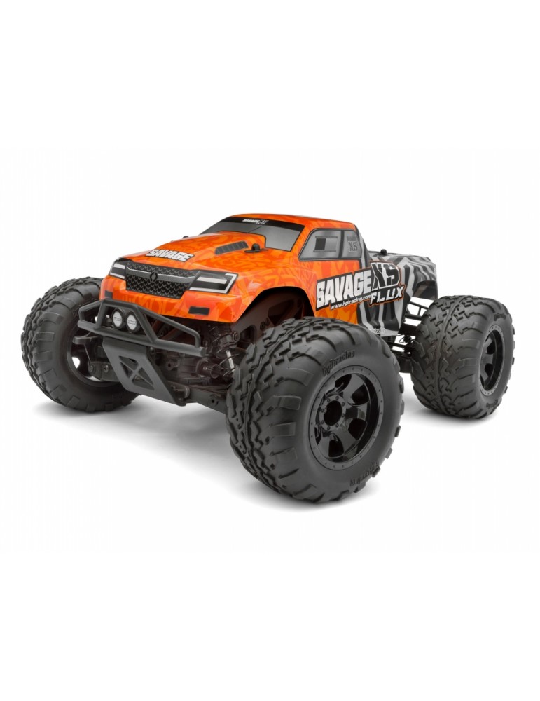 HPI Savage XS Flux GT2 1:14 4WD RC monster truck su dekoruotu kėbulu - CyborgShop