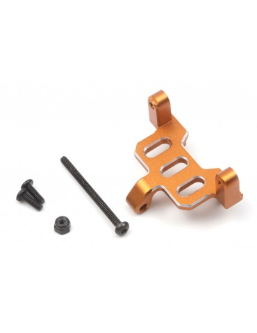 HPI 161156 oranžinis aliumininis Venture18 vairo servo mechanizmo laikiklis - CyborgShop