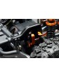 HPI 161156 oranžinis aliumininis Venture18 vairo servo mechanizmo laikiklis - CyborgShop